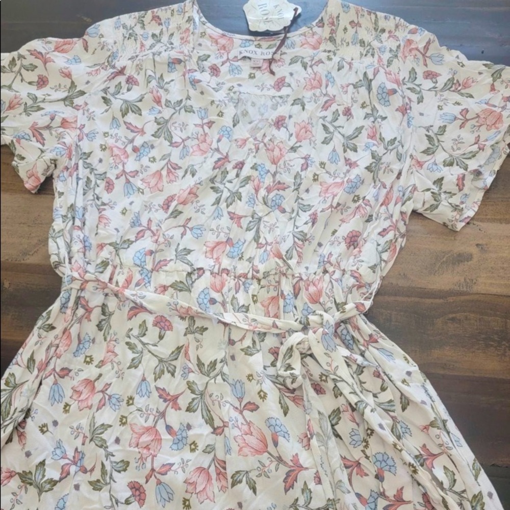 XXL long floral dress